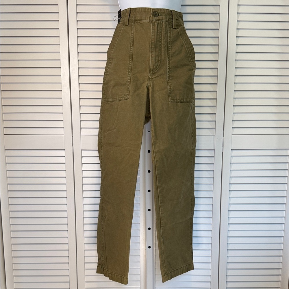 Banana Republic Women's Green Straight Leg Pants